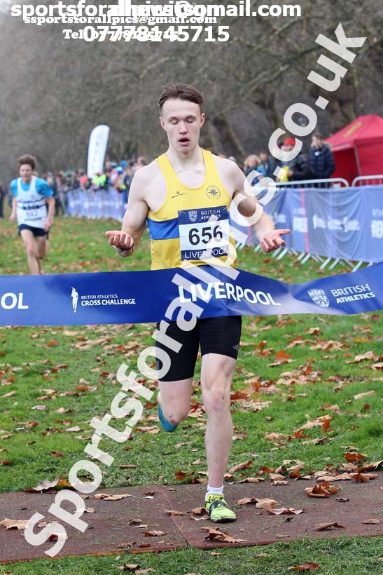 Mens under-17 British Athletics Liverpool Cross Challenge, Sefton Park, Liverpool. Photo:  David T. Hewitson/Sports for All Pics